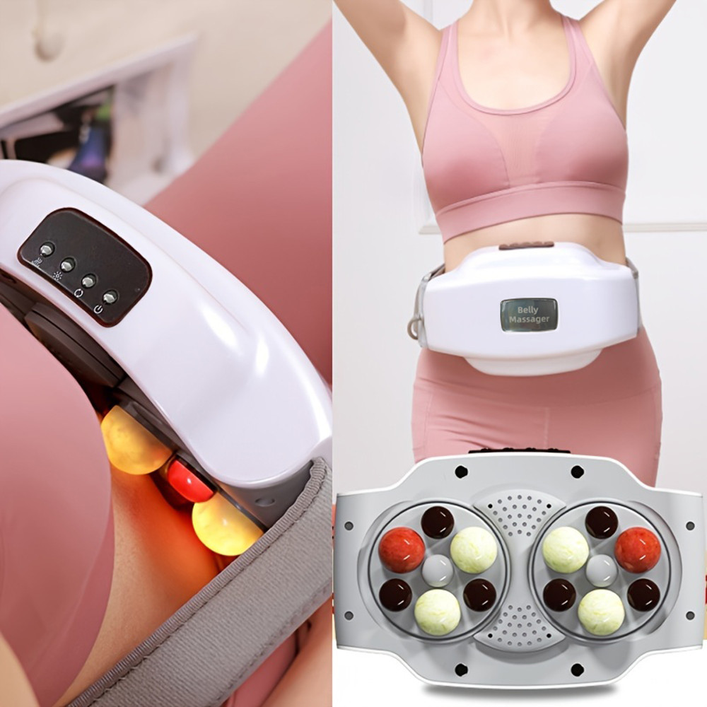 Bian Shi Hot Compress, Abdominal Massager, Stomach Massager, Portable Charging Device, Relieve Abdominal Discomfort
