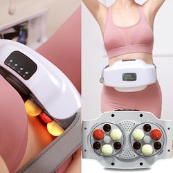 bian shi hot compress, abdominal massager, stomach massager, portable charging device, relieve abdominal discomfort