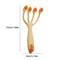 Manual Massage Roller Five Wheel, For Neck Back Waist Leg, Slimming Spa Massage To Release Fascia