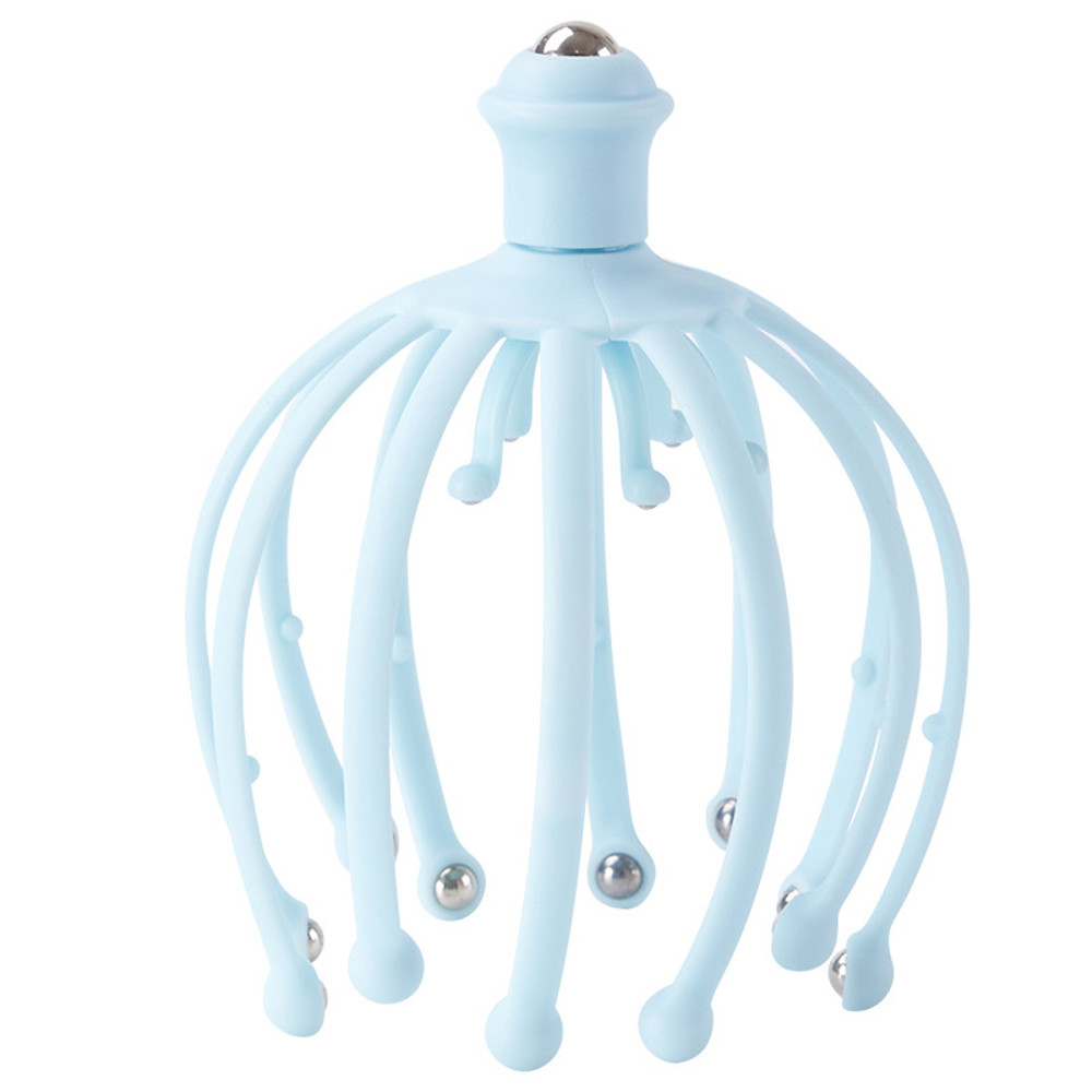 Unisex Detachable 18-Claw Massager, Multifunctional Octopus Head Massager, Stress Relief Deep Relaxation