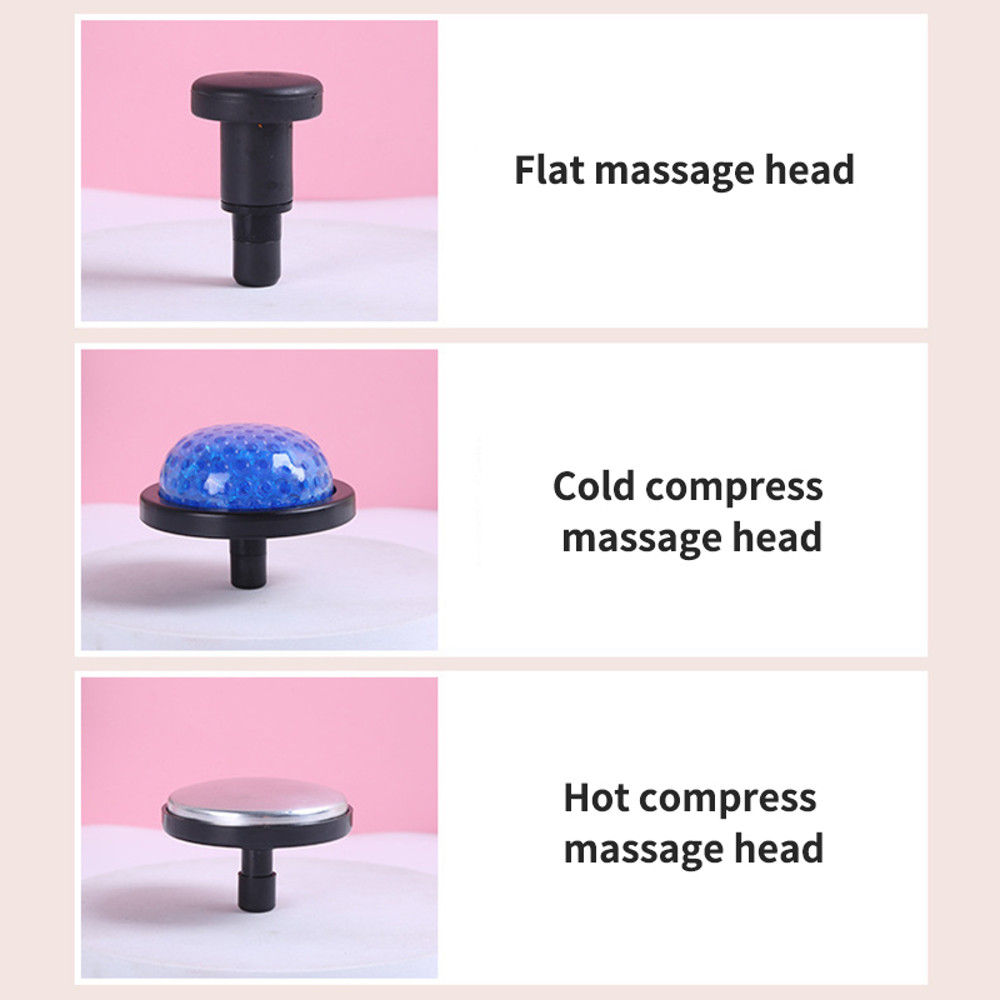 Cold And Hot Compress Fascia Gun Professional Level Muscle Massage Gun 6 Heads Intelligent Relaxati 2