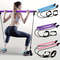 Yoga Pilates Bar Set, Multifunctional Fitness Bar Combination, Elastic Rope Back Trainer Stretching Belt