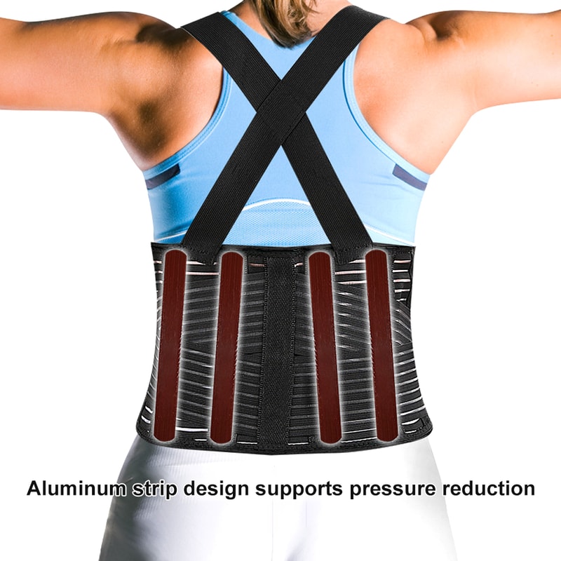Lower Back Support Belt For Heavy Lifting Adjustable Back Brace For Workout Lumbar Pain Relief Wais 2