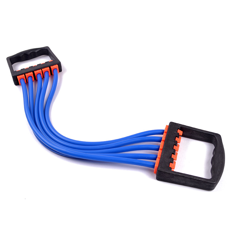 Yoga 5 Resistance Bands, Fitness Cable Rope, Sport Chest Expander Puller for Home Workout Exercise