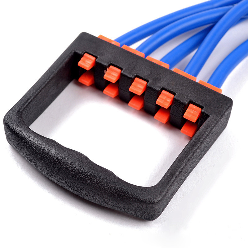 Yoga 5 Resistance Bands, Fitness Cable Rope, Sport Chest Expander Puller for Home Workout Exercise