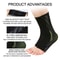 Ankle Compression Sleeves Socks Sport Knitted Foot Protect Brace For Sprain Relief Basketball Footb 3