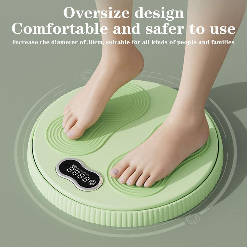 Household Fitness Twist Waist Board Silent Nonslip Intelligent Counting Disc Rechargeable Slimming  0
