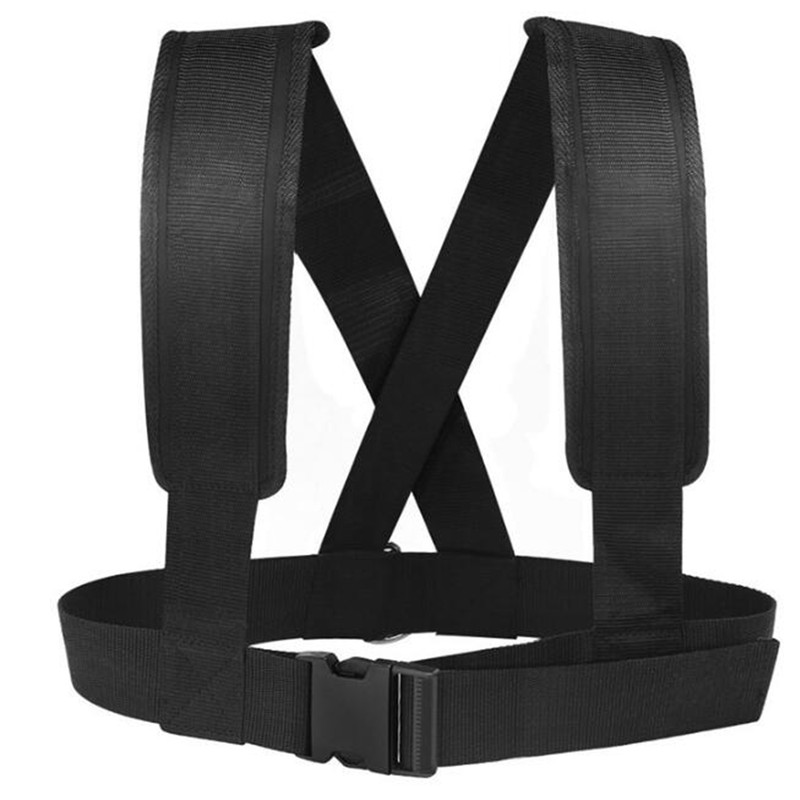 Football Workout Harness Adjustable Speed Straps Resistance Vest Belt Sled Trainer Ski Safety Equip 4