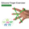 Silicone Finger Expander Hand Gripper Finger Exerciser Wrist Strength Trainer Exercise Hand Grip Fi 0