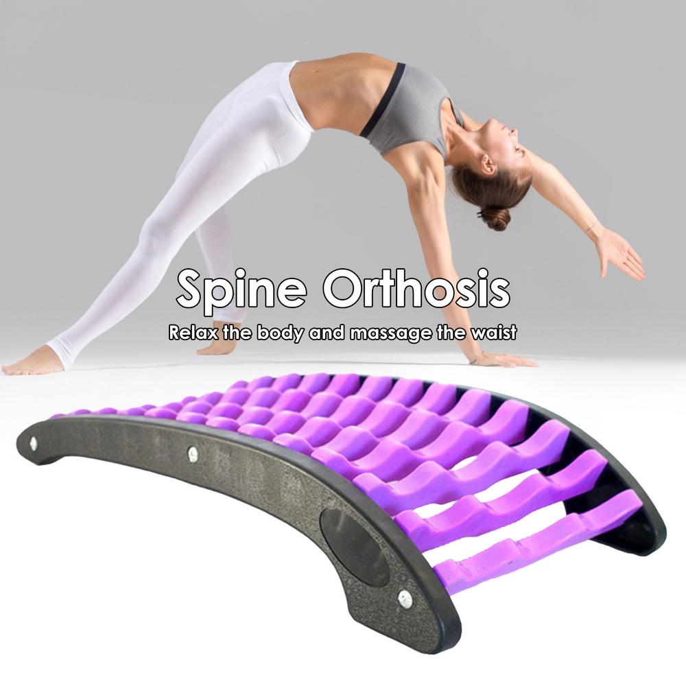 Lumbar Support, Back Massager Stretcher, Spine Pain Relief, Spinal Orthosis, Relaxation Stretch Equipment, Home Fitness