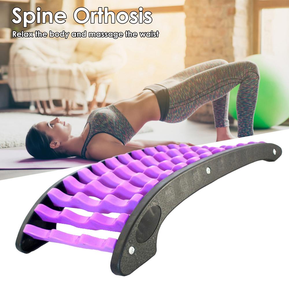 Lumbar Support, Back Massager Stretcher, Spine Pain Relief, Spinal Orthosis, Relaxation Stretch Equipment, Home Fitness