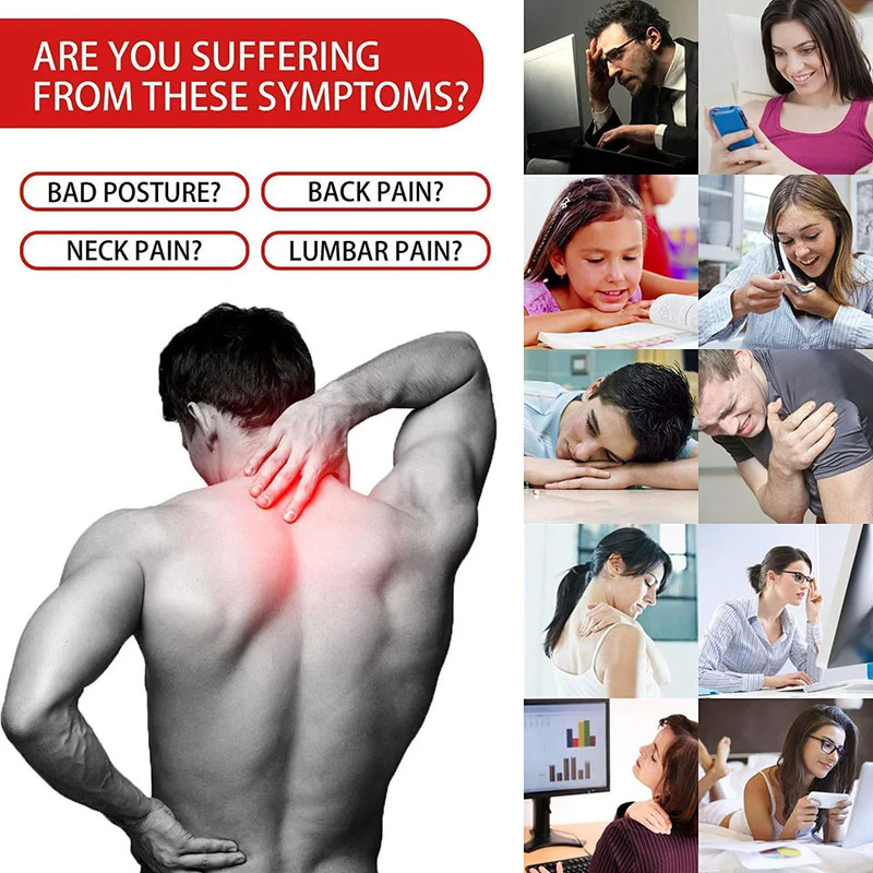 Back Pain Relief Corrector, Adjustable Spine Posture Corrector, Posture Correction Band Humpback, Shoulder Spine Support