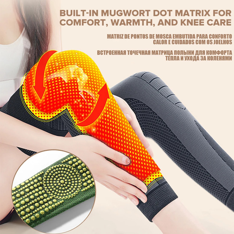 Elastic Nylon Sport Compression Knee Pads Fitness Knee Support Braces Bandage For Basketball Runnin 1