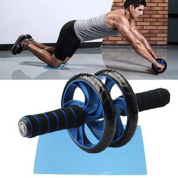 muscle trainer fitness equipment, roller wheel abdominal exercise roller, ab roller wheel, no noise non-slip soft foam