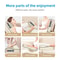 Electric Back and Neck Massager, Infrared Heating Massage Pillow, Deep Tissue Kneading for Shoulder Waist Legs