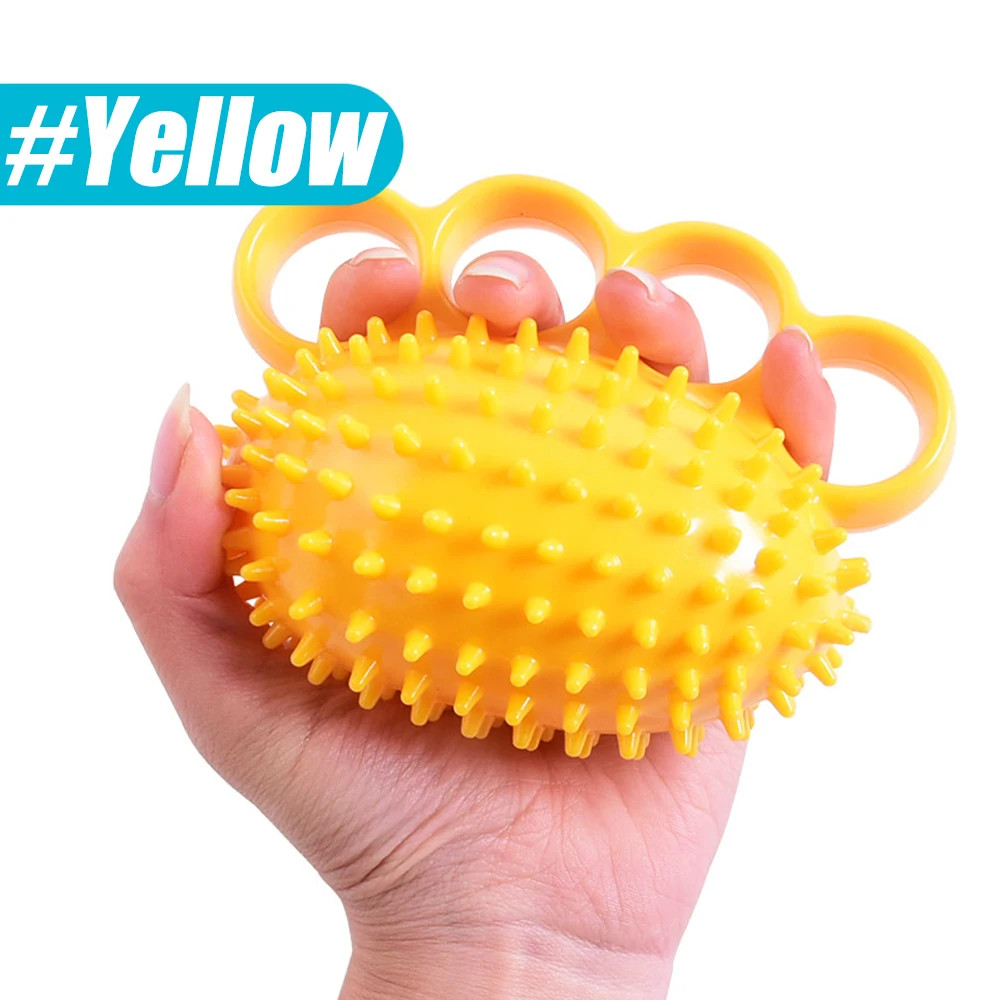 Four Finger Exerciser Ball Hand Grip Strengthener Therapy Ball For Hand Cramps And Stress Relief Ha 5