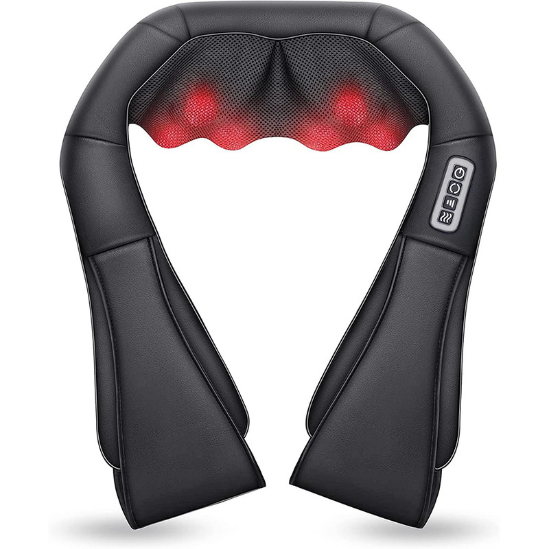 U Shape Deep Kneading Electric Massage Pillow Heated Neck And Shoulder Massager Back And Body Relax 6