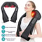 U Shape Deep Kneading Electric Massage Pillow Heated Neck And Shoulder Massager Back And Body Relax 0
