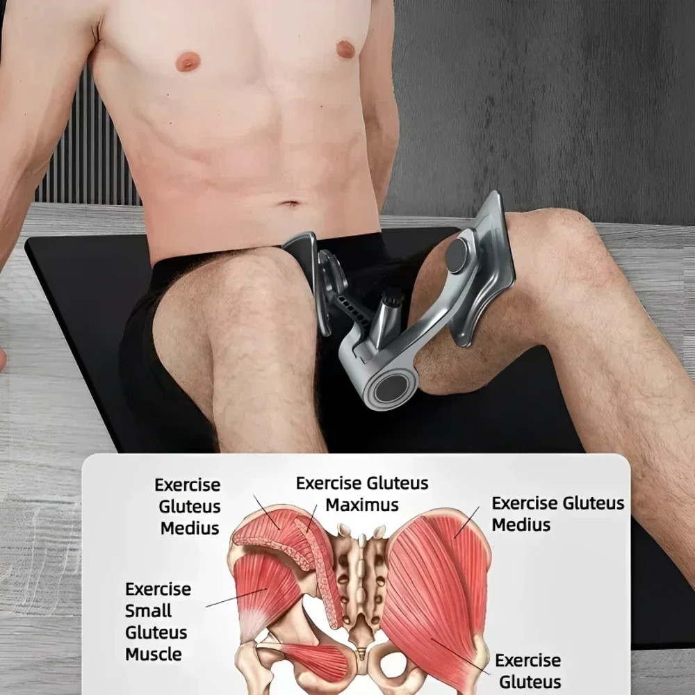 Pelvic Floor Muscle Trainer, Hot Adjustable Inner Thigh Exercise Device, Home Fitness Leg Beauty Equipment