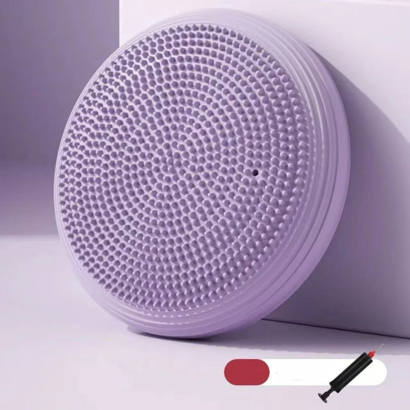 Dynamic Stability Trainer PVC, Inflatable Core Balance Pad for Women, Home Yoga and Pilates Workout Mat