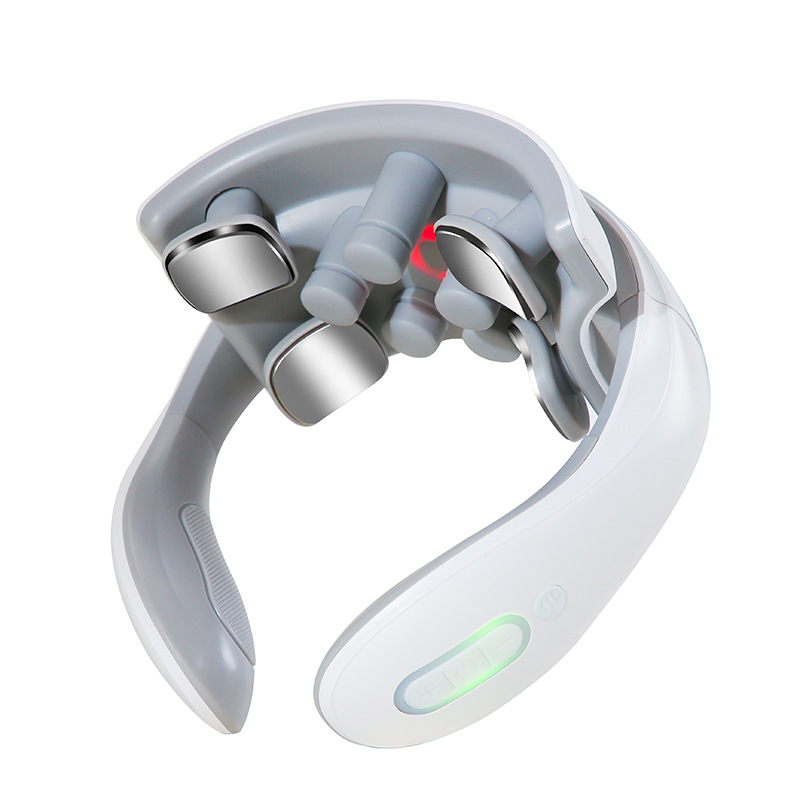 Portable Smart Neck Massager Shoulder Neck Massage Heating Vibrator Cervical Vertebra Health Care R 5