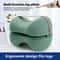 Cooling Memory Foam Leg Pillow For Sciatica Contoured Leg Knee Pillow For Sleeping Back Knee Pain S 0
