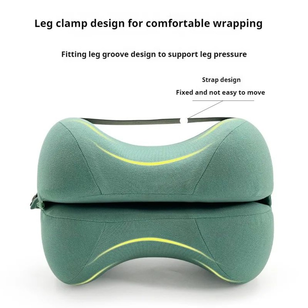 Cooling Memory Foam Leg Pillow For Sciatica Contoured Leg Knee Pillow For Sleeping Back Knee Pain S 1