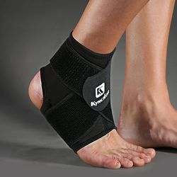 strong ankle sports protection, adjustable compression ankle braces support, stabilize ligaments eases swelling sprain