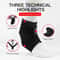 Strong Ankle Sports Protection Adjustable Compression Ankle Braces Support Stabilize Ligaments Ease 2