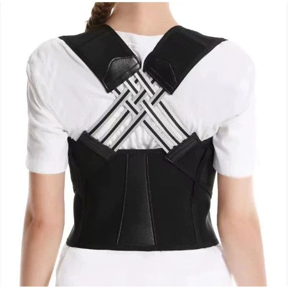 Adjustable Shoulder Support Magnetic Therapy Posture Corrector Breathable Back Brace For Sitting Po 5