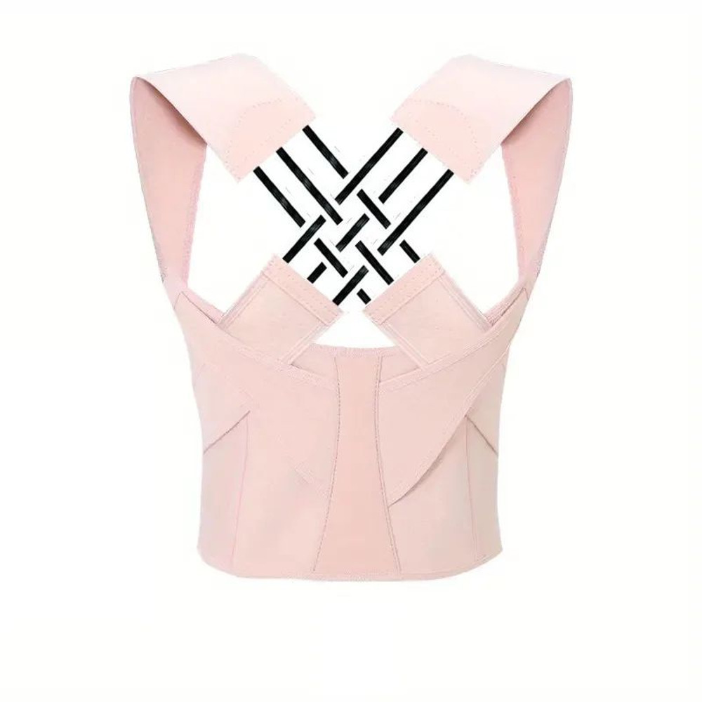 Adjustable Shoulder Support Magnetic Therapy Posture Corrector Breathable Back Brace For Sitting Po 7