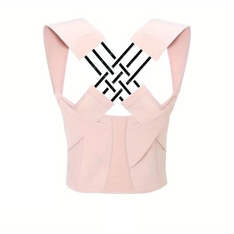 Adjustable Shoulder Support Magnetic Therapy Posture Corrector Breathable Back Brace For Sitting Po 7