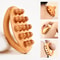 Wooden Massage Tool, Gua Sha Body Massager for Waist Leg Meridian Scraping, Anti Cellulite SPA Therapy Relaxation Tool