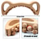 Lymphatic Drainage Massager Double Row Gua Sha Tools Wooden Guasha Stick For Back And Leg Therapy 1