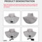 Three Gear Thermal Compress Massager, Electric Heating Shoulder Neck Pad, Cervical Wrap Vibration Shawl, Warm Back Relax