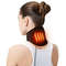 Black Heating Neck Guard, Adjustable Temperature Gear, Universal Fit Protective Heating Pad