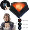 Black Heating Neck Guard, Adjustable Temperature Gear, Universal Fit Protective Heating Pad