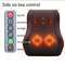 Electric Neck Pillow Massager, Head Cervical Airbag Traction, Back Waist Body Massager for Car, Heating and Vibration