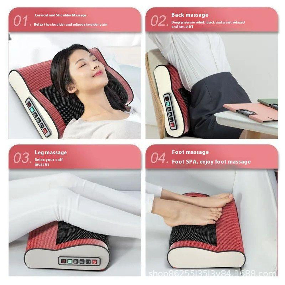 Household Neck And Back Kneading Tool Multi Functional Neck And Shoulder Massager Adjustable Hot Co 1