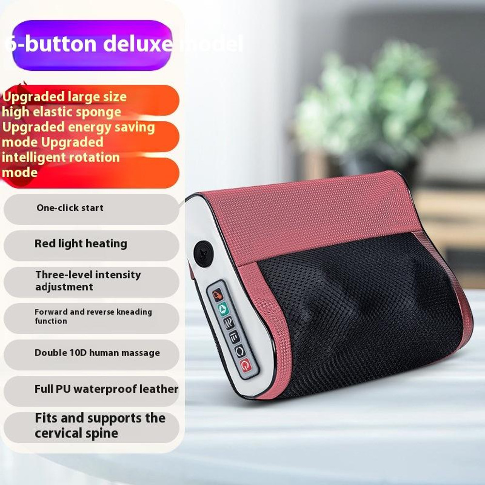 Household Neck And Back Kneading Tool Multi Functional Neck And Shoulder Massager Adjustable Hot Co 2