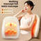 Back Waist Massage Cushion Wireless Chair Massager Pad MultiPurpose Up And Down Move UltraThin Warm 0
