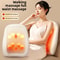 Back Waist Massage Cushion Wireless Chair Massager Pad MultiPurpose Up And Down Move UltraThin Warm 0