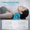 Cervical Spine Massage Pillow, Neck Shoulder Relaxer, Chiropractic Traction Device, Posture Correction Tool