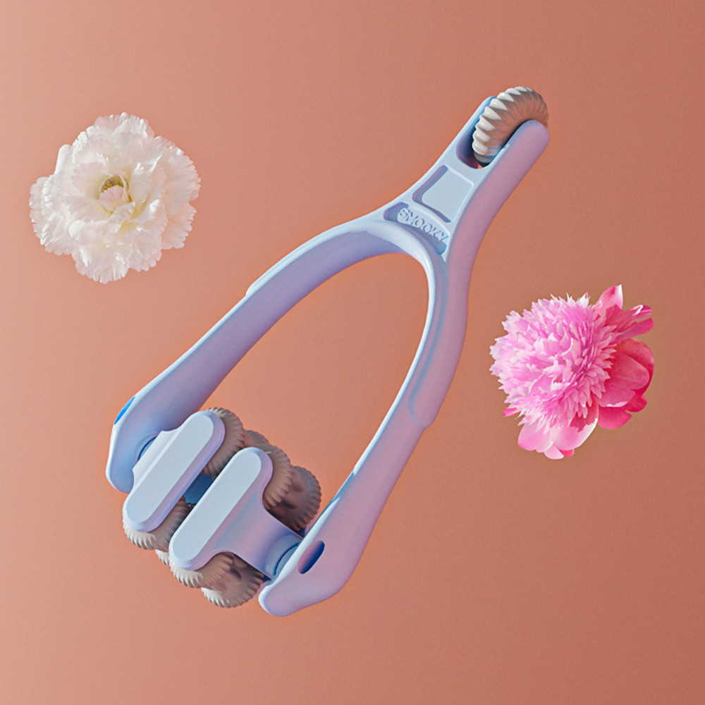 Finger Joints Massager, Portable, Easy Use, Dual Row Roller Finger Massager, Relieve Finger Fatigue With Elastic Handle