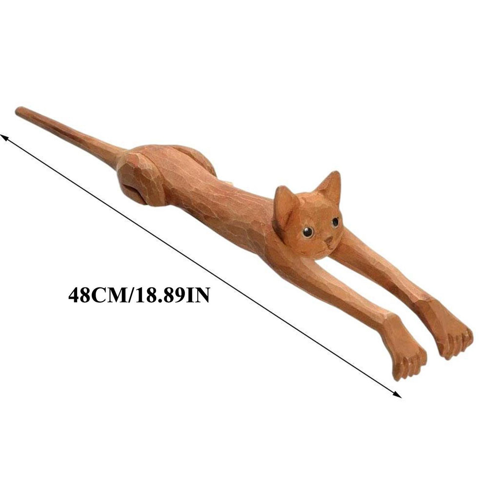 Wooden Back Scratcher, Cute Cat Shape, Massage Claw, Relieve Itch, Relax Back Scraper