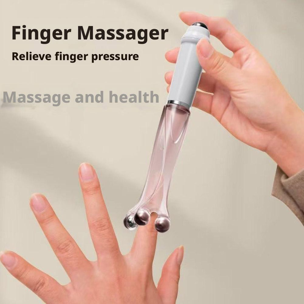 Hand Massage Tool for Fingers Hands Palms, Finger Massager Roller, Relieves Arthritis, Hand Pain and Stress