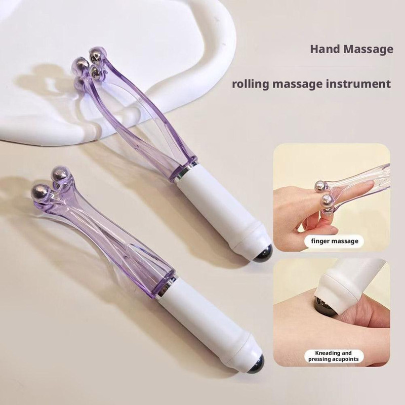 Hand Massage Tool for Fingers Hands Palms, Finger Massager Roller, Relieves Arthritis, Hand Pain and Stress
