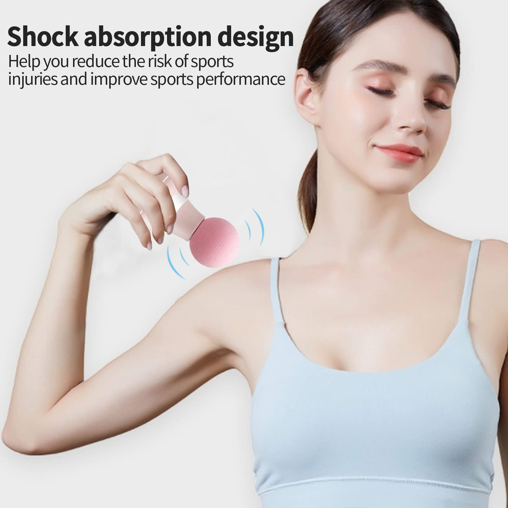 Mini Electric Handheld Massager Wand Powerful 6 Speed Vibration Modes Cordless Handheld And Portabl 1