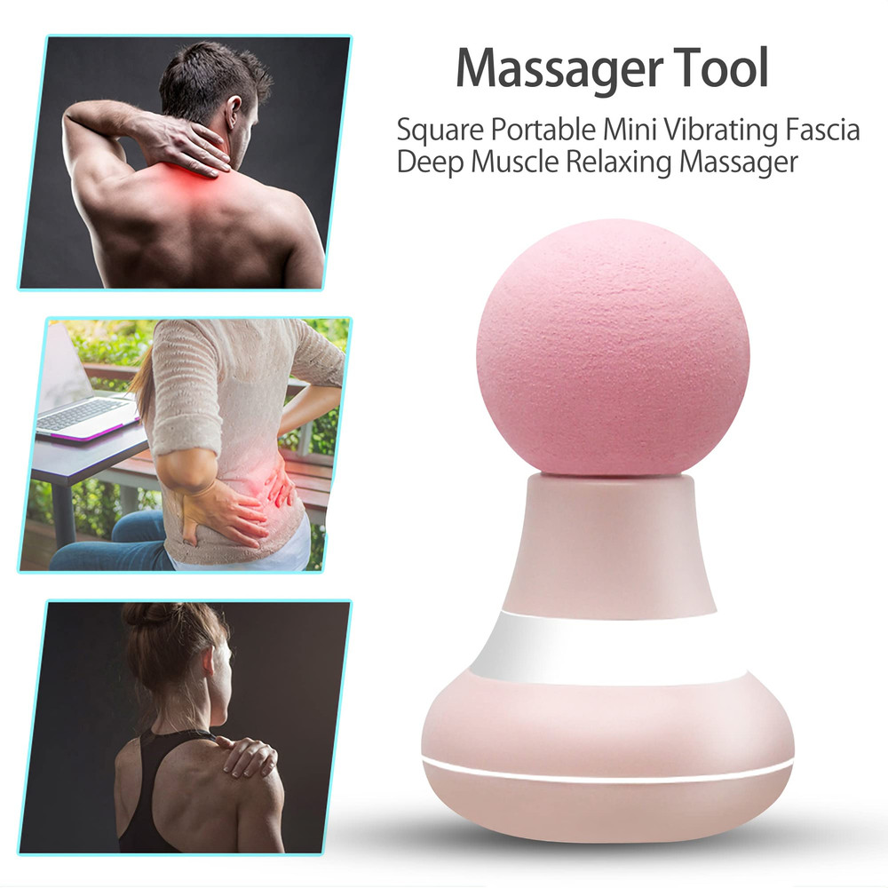 Mini Electric Handheld Massager Wand Powerful 6 Speed Vibration Modes Cordless Handheld And Portabl 2