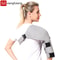 3-Speed Vibration Muscle Relax Belt, Red Light Shoulder Electric Heating Pad, Thermal Neck Health Care Brace